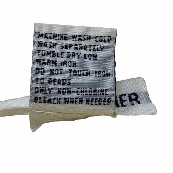 Alfred Dunner Women’s Pastel Yellow Beaded Zip Wind Breaker Jacket Coat Size 20 - Picture 10 of 15